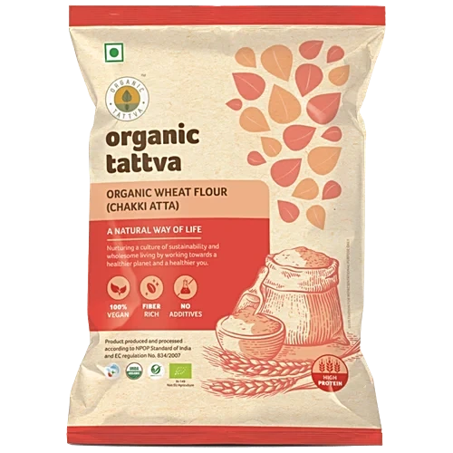 Organic Tattva Organic Wheat Flour, 1 kg