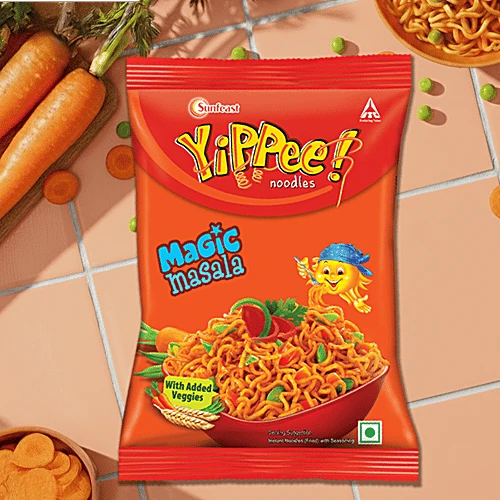 YIPPEE MAGICMASALA NOODLES RS 10.