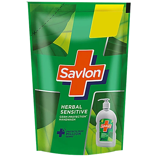 SAVLON HANDWASH HERBAL SENDITIVE POUCH 175ML*3